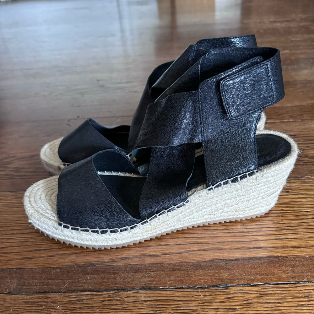 Eileen Fisher espadrilles Size 11 barely worn